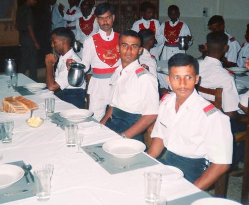 Cadets at Meal time in OTA
