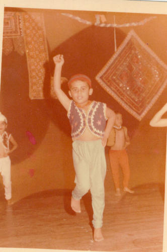 Participating in School play in New Area School