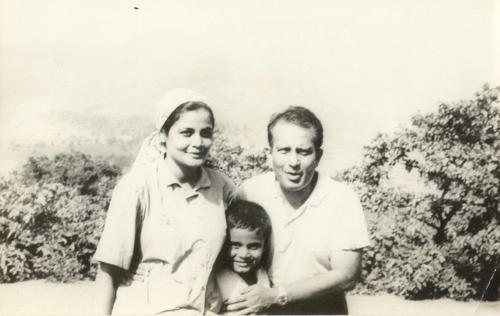 Holidaying in Kashmir with his parents Geeta and Harish Kapadia