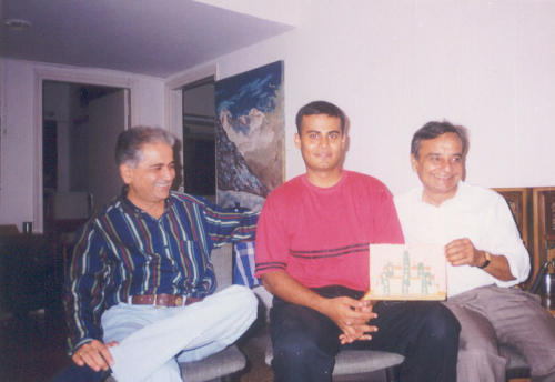 At the farewell party with Sopari Seth and Pakakaka