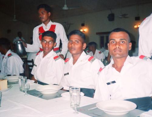 Cadets at Meal time in OTA