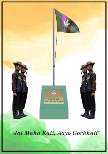 Flag hoisting ceremony