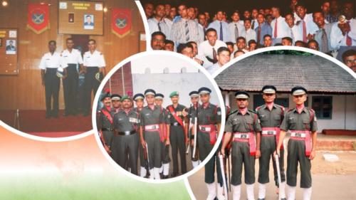 Nawang and cadets getting ready for the Passing Out Parade